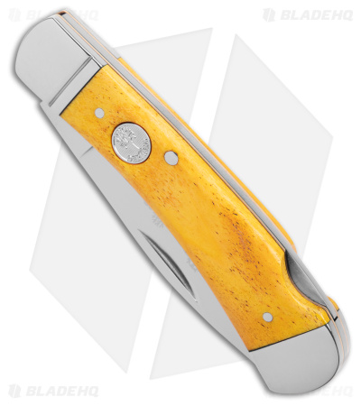 Boker Lockback Gentleman's Knife Smooth Yellow Bone (2.8" Polish) 