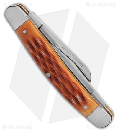 Boker Medium Stockman Traditional Pocket Knife Jigged Brown Bone (2.25" Satin)