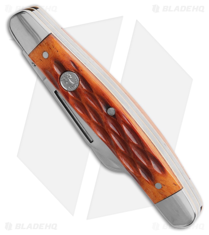 Boker Medium Stockman Traditional Pocket Knife Jigged Brown Bone (2.25" Satin)