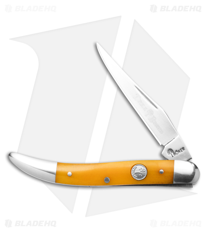Boker Texas Toothpick Pocket Knife 3" Smooth Yellow Bone 110845