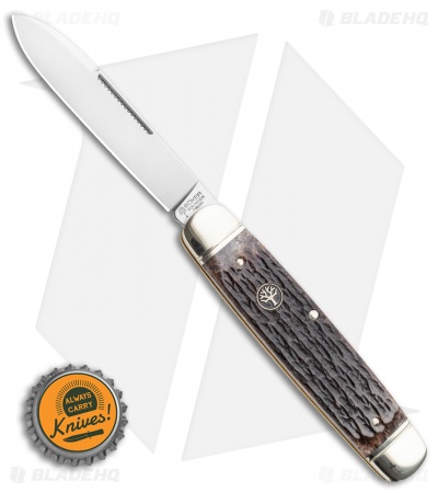 Boker Cattle Knife 4.5" Pocket Knife Jigged Bone