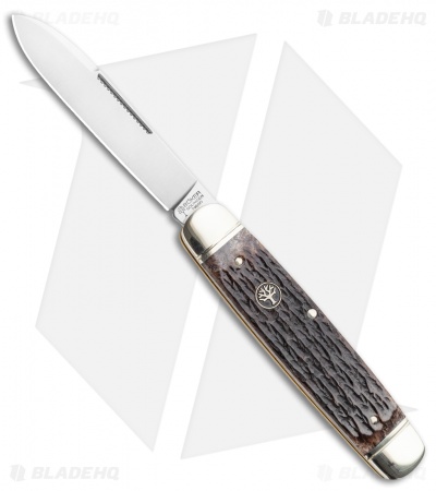Boker Cattle Knife 4.5" Pocket Knife Jigged Bone