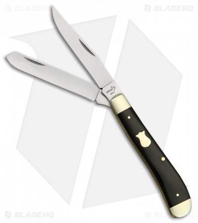 Boker Plus  Mini Trapper Pocket Knife Black (3.125" Satin) 01BO294B