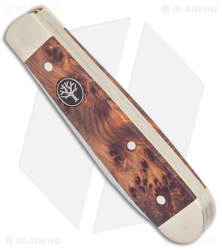 Boker Swell-End Jack Traditional Pocket Knife Thuya Wood (2.6" Satin)