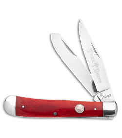 Boker Trapper Traditional Pocket Knife Smooth Red Bone (3.2" Satin)