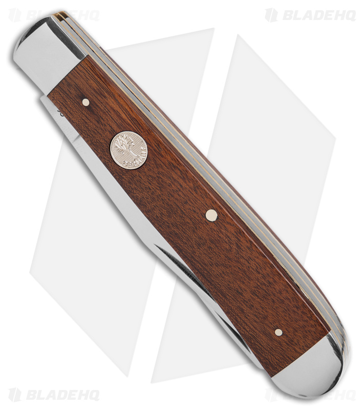 Boker Trapper Traditional Pocket Knife Smooth Rosewood (Polish D2)