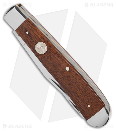 Boker Trapper Traditional Pocket Knife Smooth Rosewood (Polish D2)