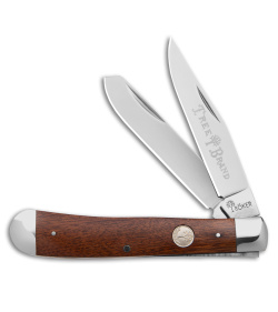 Boker Trapper Traditional Pocket Knife Smooth Rosewood (Polish D2)