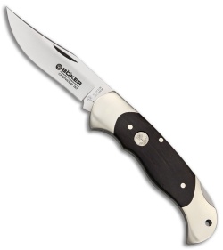 Boker Cronidur 30 Classic Lockback Knife Brown Grenadill ( 4.125" Satin) 112013