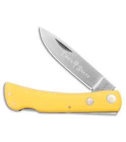 Boker Small Range Buster Lockback Knife Yellow Delrin (2.9" Satin) 110865