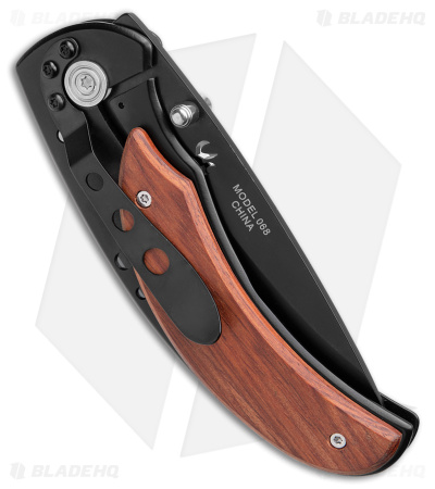 Browning Ebony Frame Lock Knife Cocobolo Drop Point (3.75" Black) 