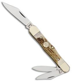 Buck Creek Whittler Pocket Knife 3.5" Deer Stag