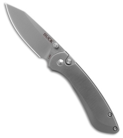 Buck Knives 743 Mini Sovereign Button Lock Knife Gray Steel (2.6" Satin)
