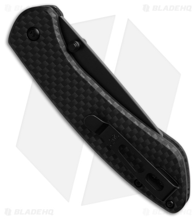 Buck Knives 744 Sovereign Button Lock Knife Black Steel (3.2" Black)