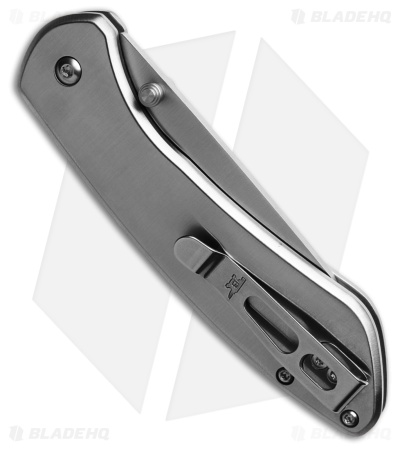 Buck Knives 744 Sovereign Button Lock Knife Gray Steel (3.2" Satin)