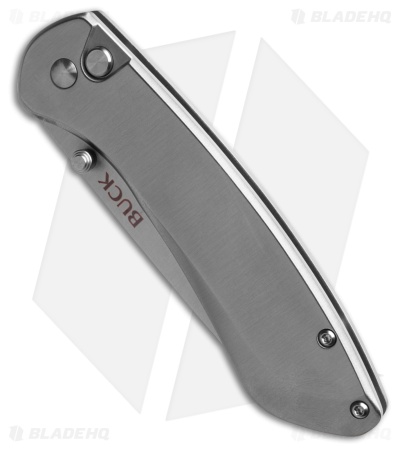 Buck Knives 744 Sovereign Button Lock Knife Gray Steel (3.2" Satin)