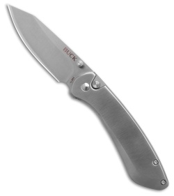 Buck Knives 744 Sovereign Button Lock Knife Gray Steel (3.2" Satin)