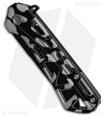 Buck Knives 813 Mini Trace OPS Knife Black/Gray Aluminum (2.4" Black)