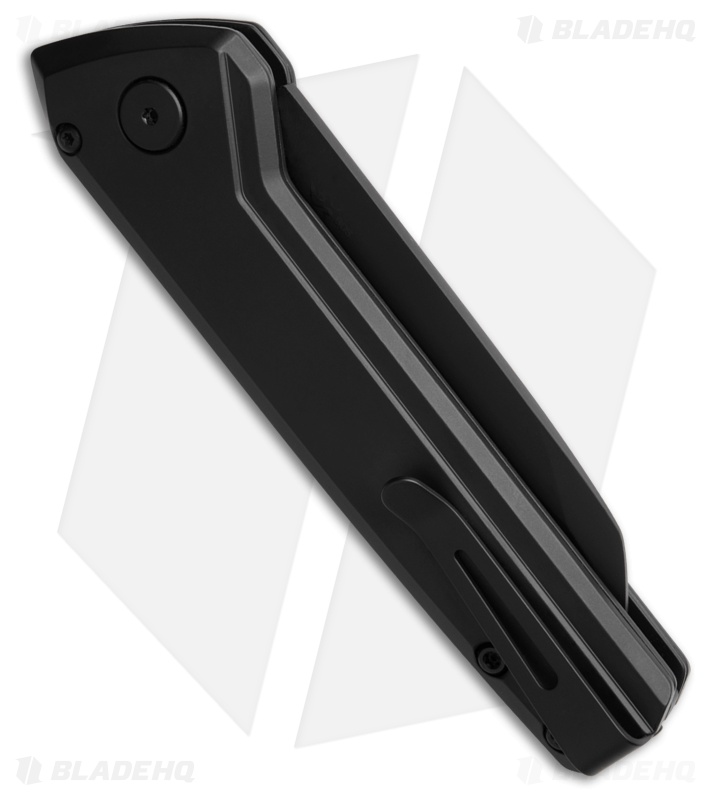 Buck Knives 838 Deploy Wharncliffe Automatic Knife Black Aluminum (3.1" Black)