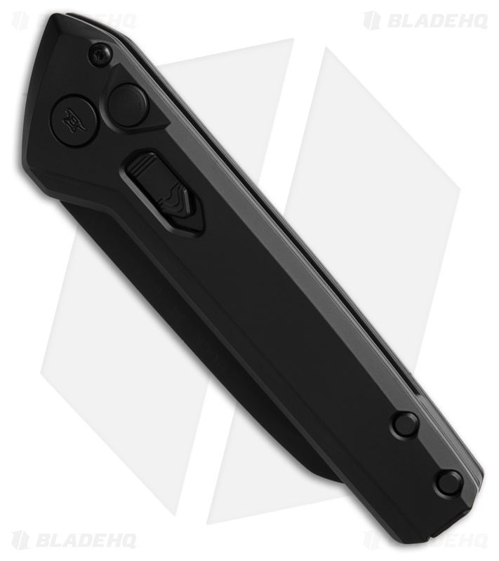 Buck Knives 838 Deploy Wharncliffe Automatic Knife Black Aluminum (3.1" Black)