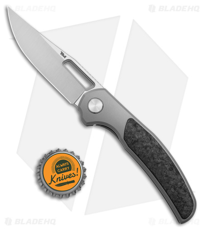 B'yond EDC Rey Integral Frame Lock Knife Titanium Carbon Fiber (3.25" SW)