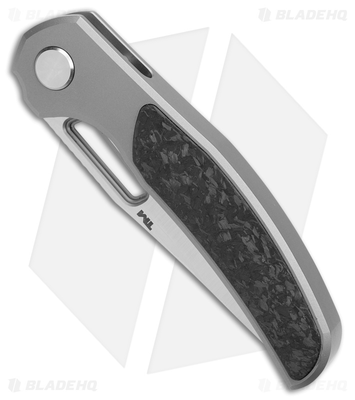 B'yond EDC Rey Integral Frame Lock Knife Titanium Carbon Fiber (3.25" SW)