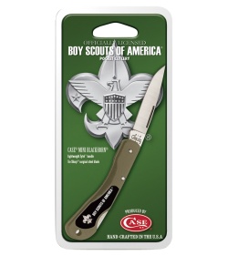 Case BSA Mini Blackhorn Lockback Knife OD Green Zytel (2.25" Plain) 8033