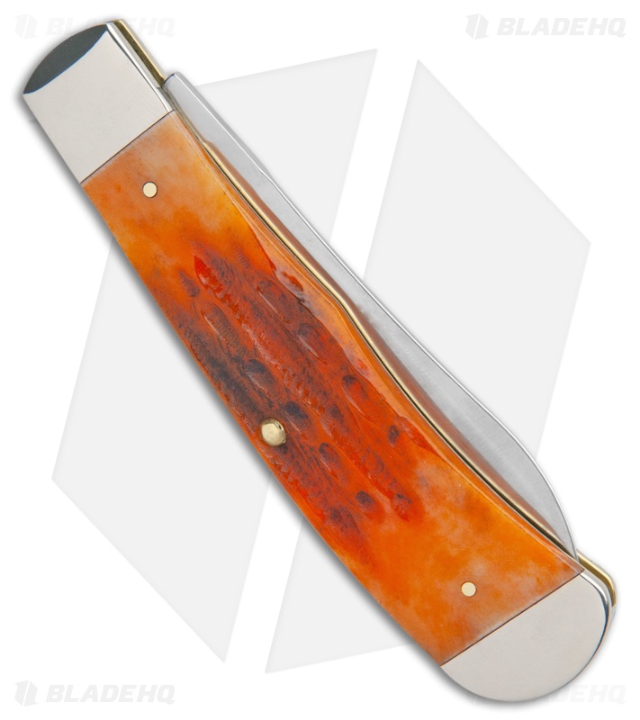 カランビット　12 Case XX Heritage Jigged Honeycomb Bone Muskrat Folding Knife