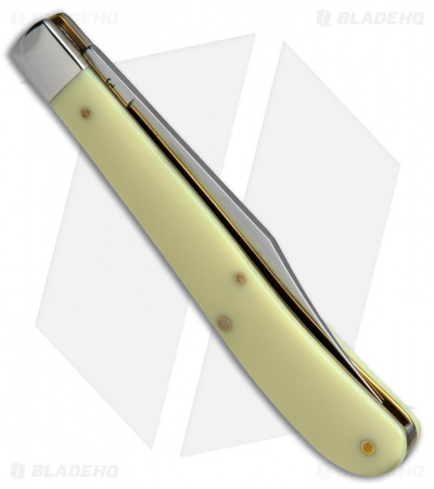 Case Barehead Slimline Trapper Knife 4.125" Yellow (31048 SS) 80031