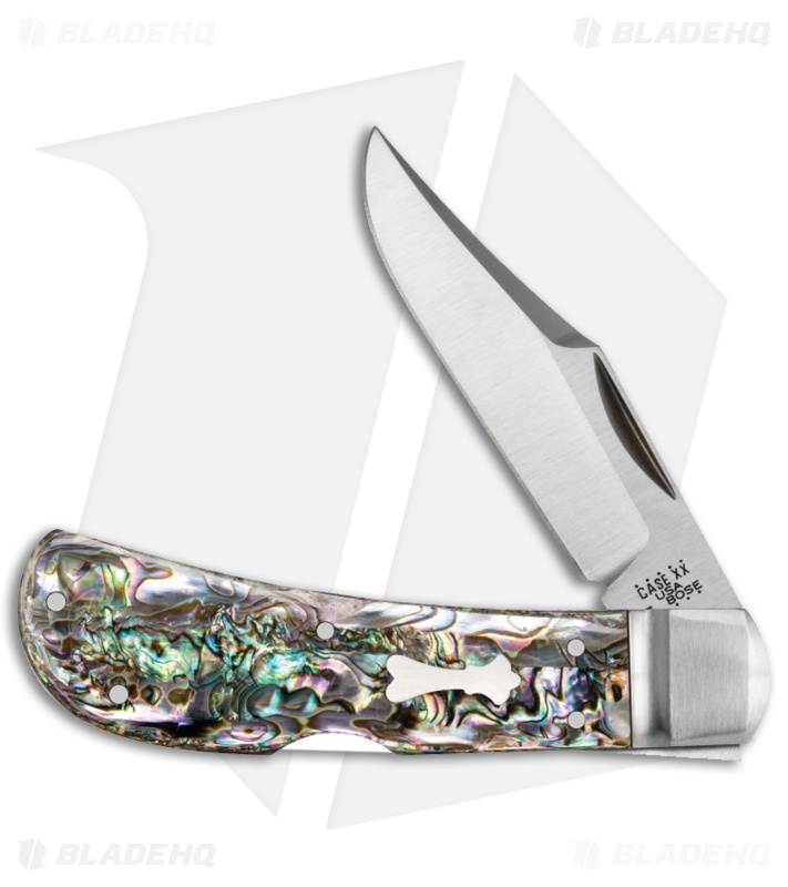 Case Bose Locking Lanny's Clip Knife Smooth Abalone (3" Satin) 08836
