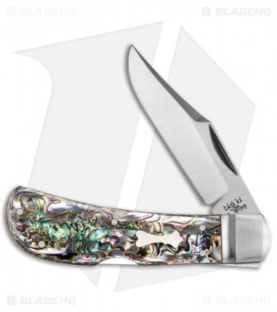 Case Bose Locking Lanny's Clip Knife Smooth Abalone (3" Satin) 08836