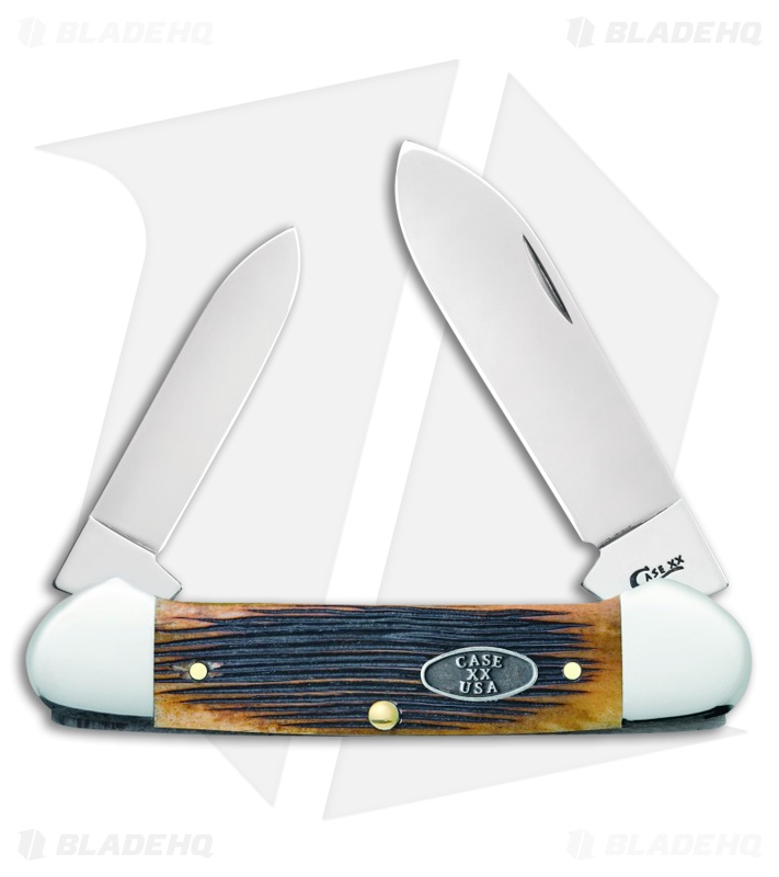 Case Cutlery Canoe Traditional Pocket Knife 3.625" Antique Bone 25156