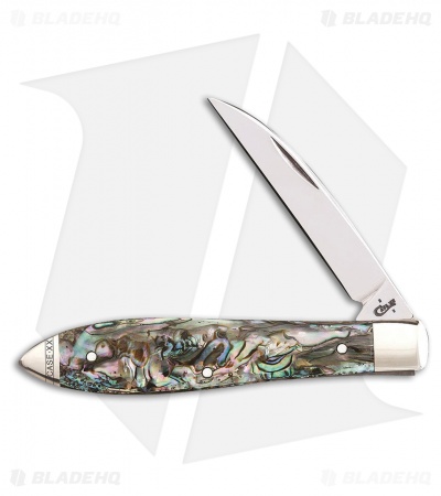 Case Abalone Teardrop 3.5" Traditional Pocket Knife  12016