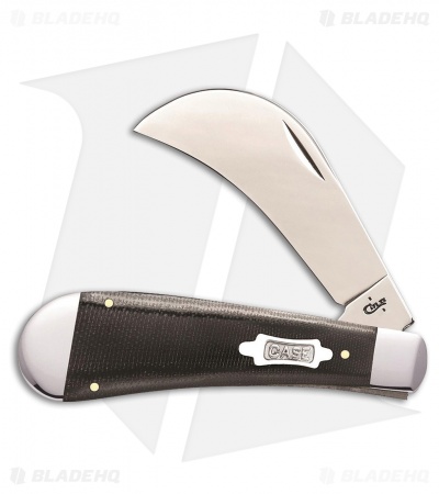 Case Cutlery Hawkbill Pruner Traditional Knife 4.125" Micarta (101011 SS) 23134
