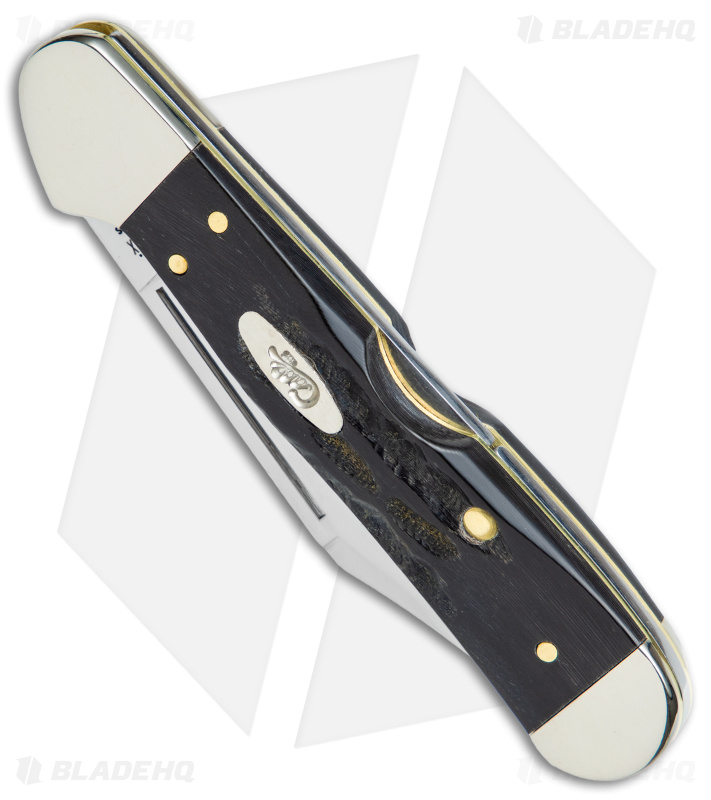 Case Cutlery Mini CopperLock Traditional Pocket Knife 3.625" Jigged Buffalo Horn