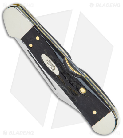 Case Cutlery Mini CopperLock Traditional Pocket Knife 3.625" Jigged Buffalo Horn