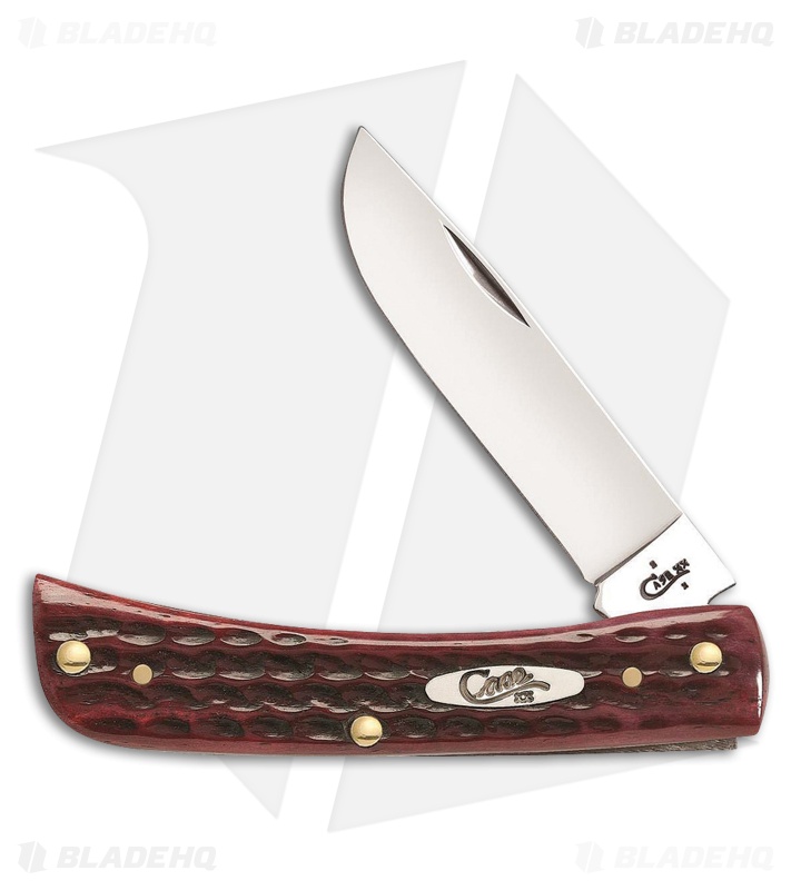 Case Cutlery Pocket Worn Sod Buster Jr. Traditional Knife 3.625" Red