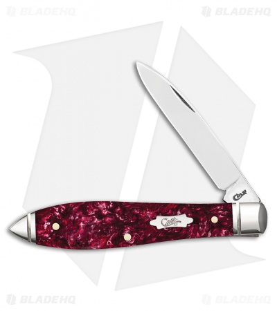Case Cutlery Tear Drop Knife Burgundy Kirinite™ (TB101028 SS) 23182