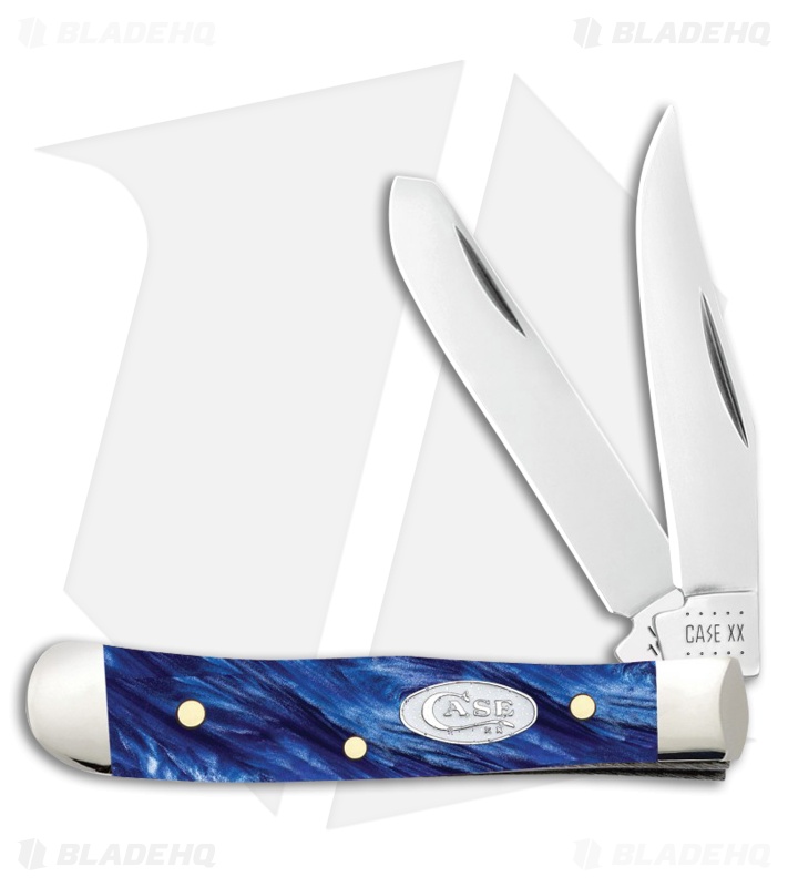 Case Tiny Trapper Knife | Blue Pearl Kirinite | Blade HQ
