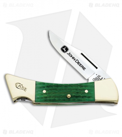 Case John Deere Hammerhead Knife 5" Corn Cob Jigged Green Bone (6159L SS) 5947