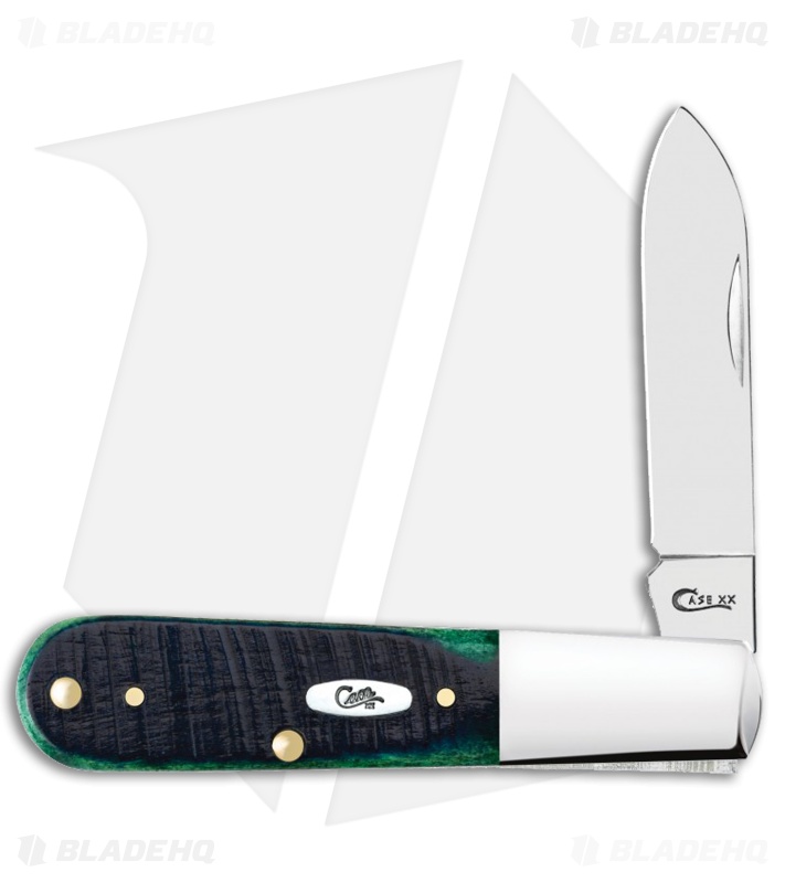 Case Barlow Traditional Knife - Hunter Green Sawcut Bone