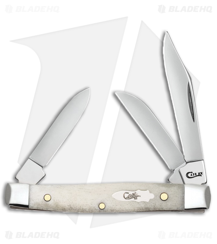 Case Knives Natural Bone Smooth Small Stockman (6333 SS)