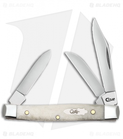Case Knives Natural Bone Smooth Small Stockman (6333 SS)
