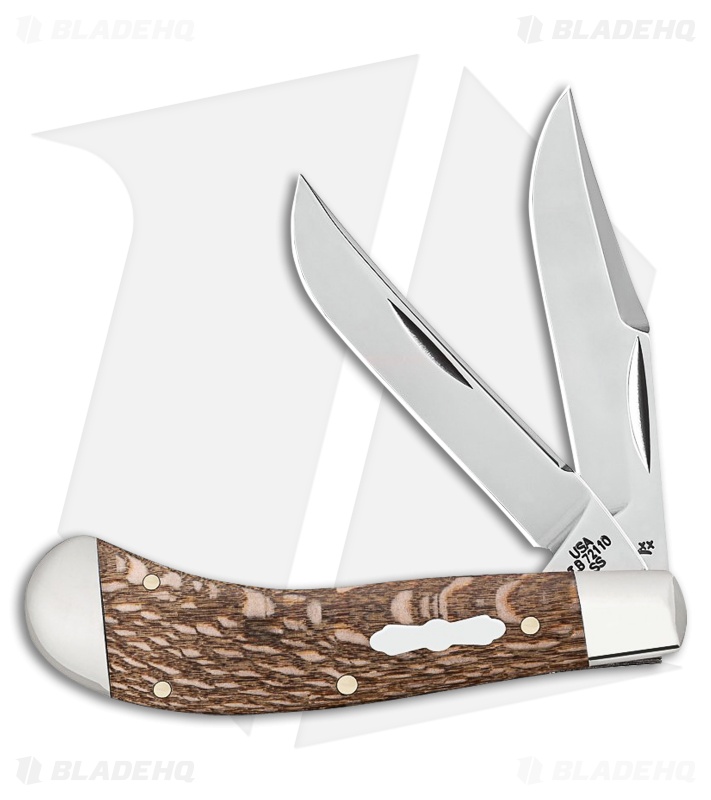 Case Knives Saddlehorn Knife 3.375" Brown Sycamore (TB72110 SS) 27265