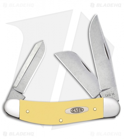 Case Knives Sowbelly Pocket Knife Yellow Synthetic (TB3339 CV)