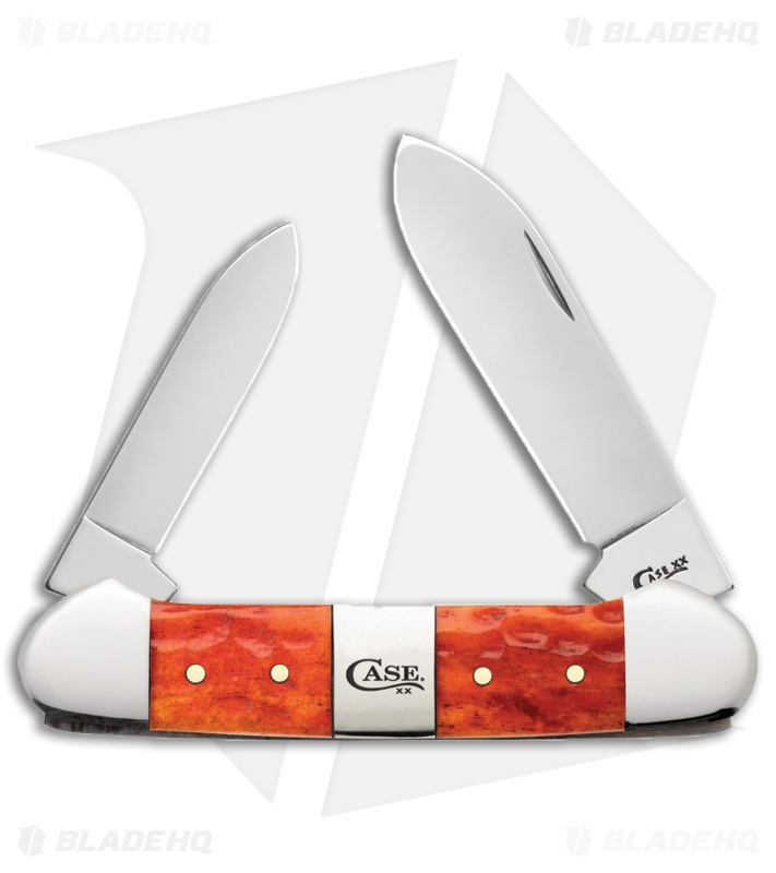 【希少6剣/ケース付】JOSSプレイキュー E02902 貝インレイ19.3oz Case Knives Tequila Sunrise Bone Standard Jig Canoe (62131 SS