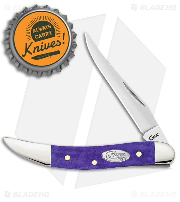 Case Knives Ultra Violet Bone Smooth Small Texas Toothpick (610096 SS