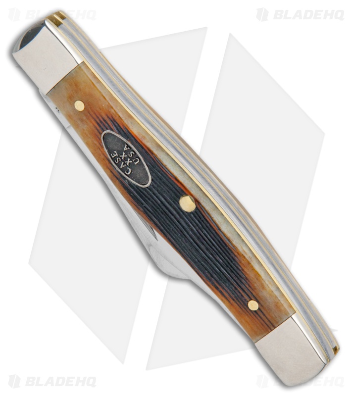 Case Medium Stockman Pocket Knife 3 625 Antique Bone 63032 Ss Case Medium Stockman Pocket Knife 3 625