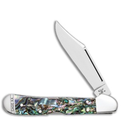 Case Mini Copperlock Knife 3.625" Abalone (81749L SS) 12020