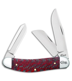 Red & Black Carbon Fiber/G-10 Weave Smooth Sowbelly (TB10339 Red & Black Carbon Fiber/G-10 Weave Smooth Sowbelly (TB10339